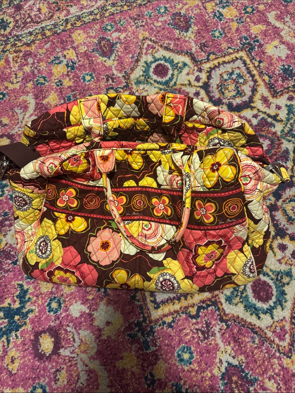 Vera Bradley Weekender Floral Travel Tote